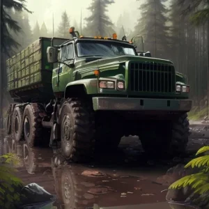 Mud Truck Off Road Cargo Game