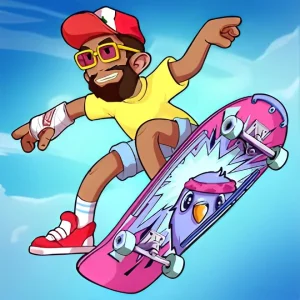 Skater Fall: Surf the Worlds