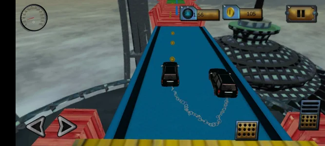 Chained Cars Race