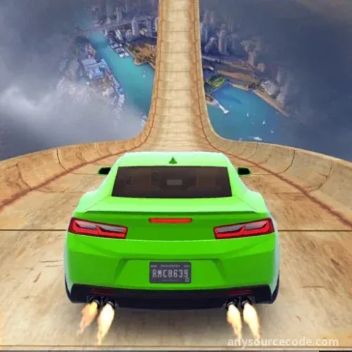 Sky-High Mega Ramp Car Tricks GT Racing