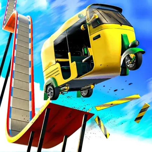 Rikshaw Stunt
