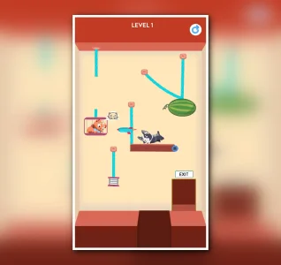 Rescue Kitten - Rope Puzzle