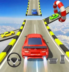 Car Stunt On Sky 3D