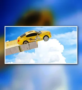 Car Stunt On Sky 3D