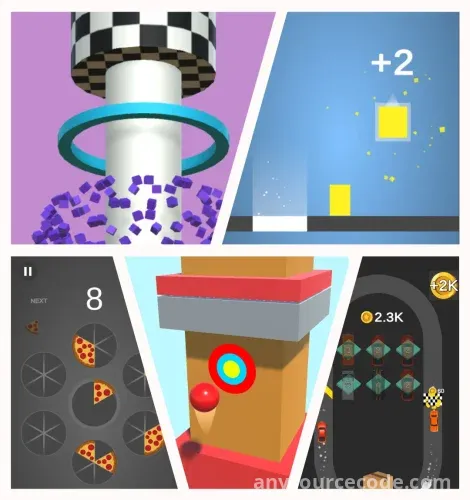 Unity Games Bundle 2 - 5 Hypercasual Games