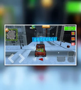 Christmas Santa Rush Gift Delivery