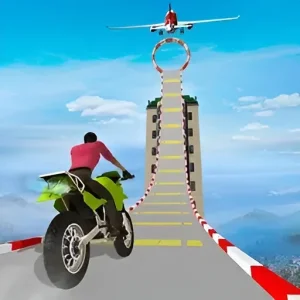 Sky Bike Stunt 3D | Bike Race Games