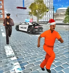 Drive Police Car Gangsters Chase