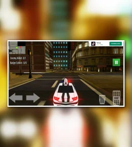 Drive Police Car Gangsters Chase