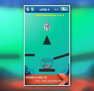 Save The Fish Physics Puzzle