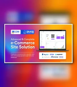 Ecom – Fast Multi Store Front Builder (SaaS)