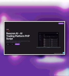 Rescron AI v2.0.0 - AI Trading Platform PHP Script