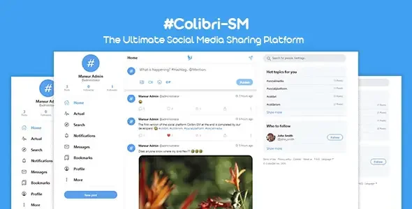 ColibriSM - The Ultimate Social Network PHP Script v1.3.7