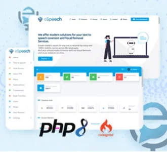 eSpeech - AI Text to Speech Marketplace with SaaS