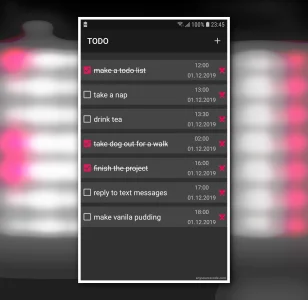 Simple TODO list - Android Source Code