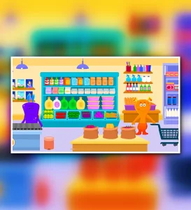 My Monster Town - Supermarket Grocery Store Games