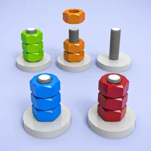Bolts And Nuts Screw Sort Puzzle