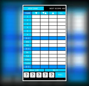 Yamb dice game - Unity source code
