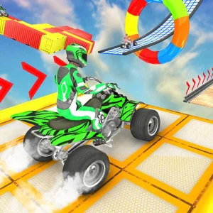 Bike Stunt Racing Game Mega Tricky Moto Tracks