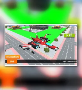 Transformer Shooter - Red Green Robot Race