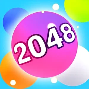 Rainbow Ball Runner 2048