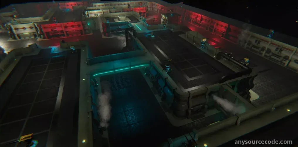 Top-Down Sci-Fi Modular Environment