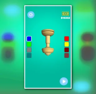 Wood Cutting and Painting Hyper Casual Game Template