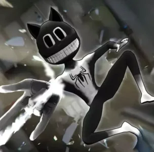 Spider Cartoon Cat