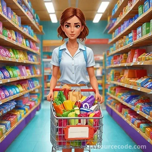 Mega Mall Cashier: Supermarket Grocery Shopping Game