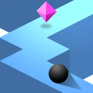 Zigzag Ball Runner – Unity Template with Ads