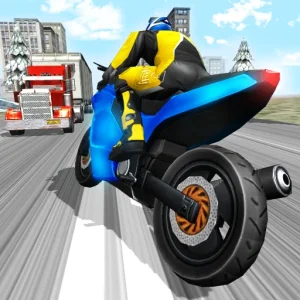 Fast Track Bike Rider
