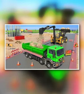 Highway Construction Games 3D