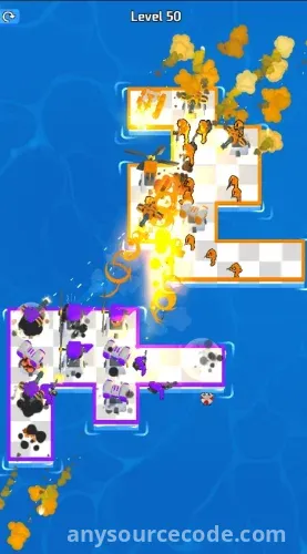 War of Rafts: Crazy Sea Battle 3D Game Unity Source Code