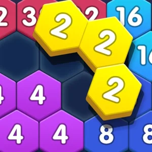 2048 Hexa Merge Drop Puzzle – Control Number Merge Puzzle Game