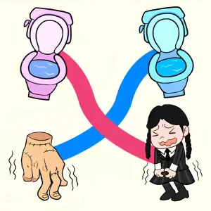 Toilet Puzzle Game: Escape Rush