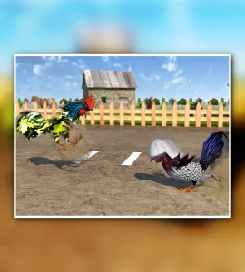 Angry Rooster Fighting Hero: Farm Chicken Battle