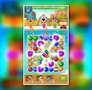 Candy Crushing Juice Jam – Match 3 Puzzle