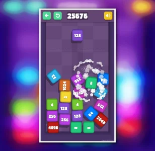 Cube 2048: 3D Merge Game