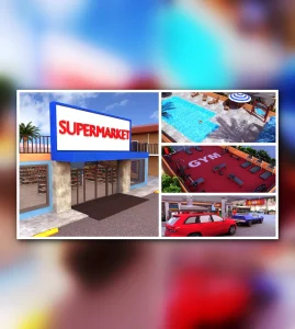 Supermarket & Motel Simulator