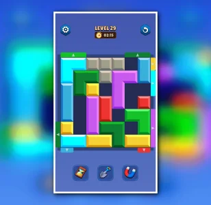 Color Block Jam 2D - Block Puzzle Away
