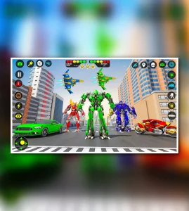 Dino Robot Transformation Game