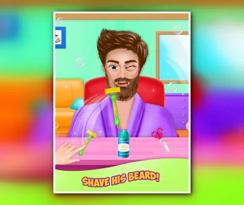 Barber Hair Salon Beard Makeover