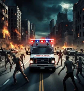 Ambulance Rescue Drive: Zombie