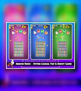 Arrow Rush – Hyper Casual Tap And Shoot | Unity