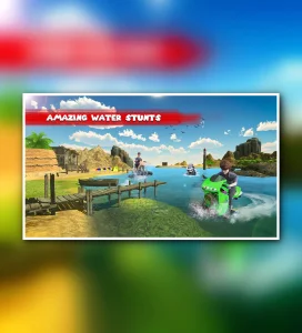 Water Surfer Bike Stunt Rider