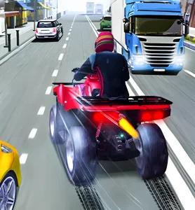 Extreme Quad Biker Race: Highway Drifting 3D Game