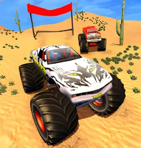 4x4 offroad Monster Truck Impossible Desert Track