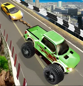 Drag Chained Cars 2018 - Crazy Driving Stunts 3d