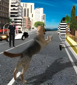 Dog Chase Games 3D: A Police and Crime Simulator