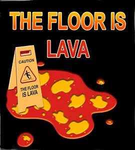 The Floor is Lava Challenge Game